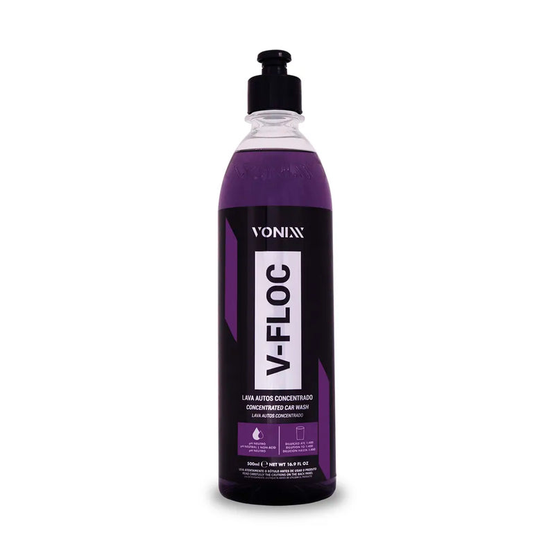 Kit para Limpeza Automotiva Vonixx - Pneu Pretinho V-FLOC Tok Final Aplicador Espuma Luva Microfibra Flanela (Ref. 1375/3352/1434/713/1771/4302)